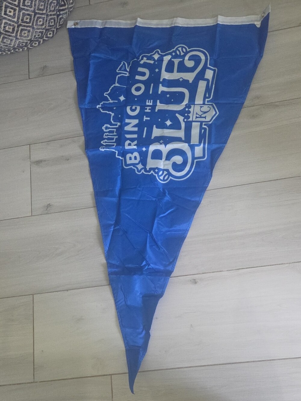 Kansas City Royals Bring Out The Blue Banner Pennant 34x59 Stadium Giveaway SGA